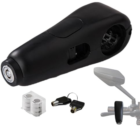 Verrouillage du guidon | Guidon de vélo | Serrure de moto | Guidon de vélo | Guidon antivol | Serrure de guidon de cyclisme robuste avec alarme, serrure de cyclisme antivol multifonctionnelle