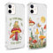 Yomjew 2 Pack Clear Floral Phone Case for iPhone 12 Mini 5.4 inches, Cute Butterfly Frog Mushrooms Pattern Case Protective Soft Slim Shockproof Silicone TPU Yellow-Resistant Cover for Girls Woman
