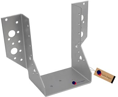 GeZu Impex Colgador de Vigas 100 x 140 mm Galvanizado Viga de Cercha Múltiple