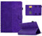 Custodia universale per 8 pollici Samsung Galaxy Lenovo Fire Android Tablet, Retrò Supporto Magnetica Custodia con Slot per Schede, Viola