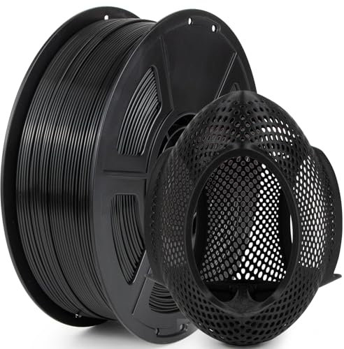 IEMAI ASA Filament 1.75mm, 3D Drucker Filament ASA Schwarz, Sonnen- und witterungsbeständig sowie hochtemperaturbeständig, ASA Filament 1Kg, Maßgenauigkeit+/-0,02mm