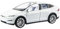 Fertiges Modellauto 1:24 for Tesla Classic Model X Legierung Automodell Miniatursimulation Fahrzeugmodell Dekorative Sammlung(White)
