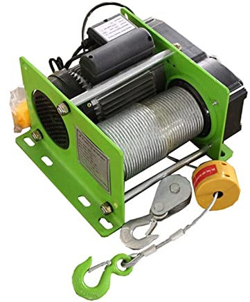 MYVVKIA Paranco a Fune Metallica, paranco Elettrico Micro, paranco Elettrico, argano Elettrico (200 400 kg 15) (200 400 kg 15) (250 500 kg 30)