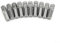 10-Pack Socket Adapter 1/4 Hex Shank-to 1/4 Square Drive 25mm-Long Chrome Vanadium Steel for Power Tools