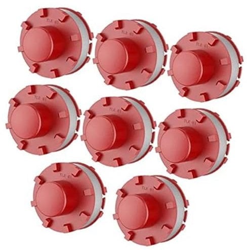 ZAPYVET String Trimmer Spool Line, for Ein-hell GE-CT 36/30 Li E Replacement Line Spool, 2mm 26.5 Feet Grass Trimmer Accessory Replacement Spools, for GE-CT 36/30 Li E Solo (8) Lawn Mower Spool