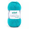 Gründl Cotton Fun Strickgarn/ Häkelgarn (weiches Garn aus 100% Baumwolle , OEKO-TEX zertifiziert, 50 g/115 m, Nadelstärke: 3-4, 1 Knäuel á 50 g), Türkisblau