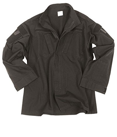 Mil-Tec Herren Acu Jacke, Schwarz, XL EU