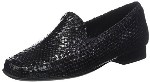 Sioux Cordera Mokassin Damen, Schwarz (Schwarz 000), 40.5 EU