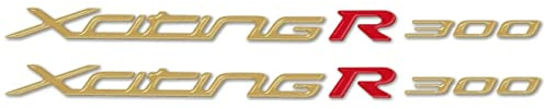 labelbike - 2 XCITING R 300 3D Gel Stickers for KYMCO Scooters