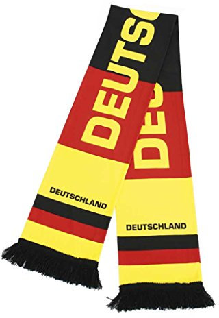 KarnevalsTeufel.de Schal Fan Deutschland Fein-Jersey Fanartikel
