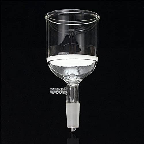 EsportsMJJ 350Ml Joint 24/40 Filtro Imbuto Buchner Lab Vetro Borosilicato
