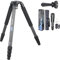 INNOREL RT80C Treppiede a Ciotola in Carbonio 160cm/63in, Carico Massimo 20kg, Tubo Massimo 32mm 4 Sezioni,con 65mm Adattatore per Ciotola/Borsa,Treppiedi Professionale Impieghi Gravosi Ultra Stabile