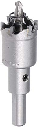 sourcing map Scie Cloche Carbure Trépan Scie à Trou 25mm Diamètre de Coupe pour 0.5mm-3mm Acier Inox 5mm Métal Feuille