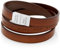 Herren Armband Gravur Leder braun Mann Lederarmband Koordinaten oder Spruch Männerarmband mit Wunschgravur Männer Geschenke Herrenschmuck Namen Männerschmuck Spruch | HANDMADE IN GERMANY