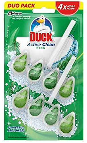 Duck Active Clean Toilet Rimblock Pine Duo Pack 2x38.6g