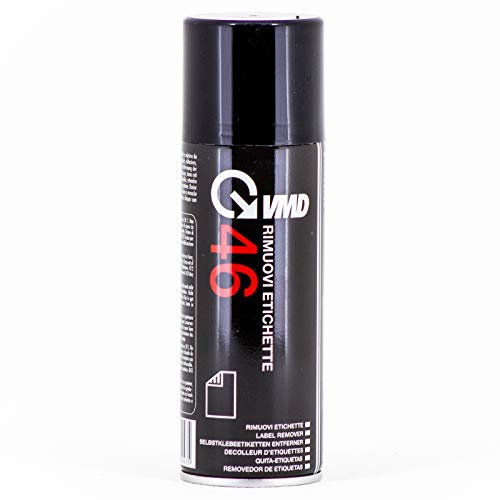 SPRAY RIMUOVI ETICHETTE PROFESSIONALE 200ml SCIOGLIE ADESIVI COLLE NASTRO VMD46