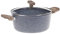 Secret de Gourmet - Faitout avec couvercle D 24 cm en Aluminium Forgé aspect pierre Ligne Nature Tous feux