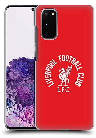 Head Case Designs Offizielle Liverpool Football Club LFC Weiss Und Rot Liver Bird Harte Rueckseiten Handyhülle Hülle Huelle kompatibel mit Samsung Galaxy S20 / S20 5G