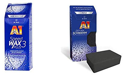 Dr. Wack - A1 Speed Wax Plus 3, 500 ml (#2630) & A1 DER Wax SCHWAMM (#8003)