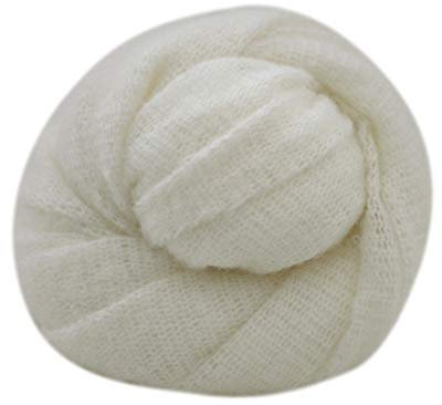 Herbests Baby Neugeborenen Foto Requisiten Wraps, Baby Decke für Jungen und Mädchen Newborn Wrap Baby Fotoshooting Knit Wrap für Baby Fotografie Foto-Matte Decken Fotografie-Hintergründe,Weiß