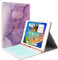 Backlit Keyboard Case for iPad 10.2 9th 8th 7th Generation - Wireless Detachable Keyboard Thin Slim Smart Folio Stand Tablet Cover Case for iPad 10.2 Inch/iPad Air 10.5(3rd Gen)/iPad Pro 10.5,Purple