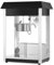 HENDI Máquina para hacer palomitas de maíz, palomitero, con bandeja recogemigas, 230V, 1500W, 560x420x(H)770mm, aluminio, acero inoxidable, cristal templado, negro