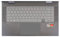 MiNGFi Silikon Tastatur Schutz Abdeckung für HP 2020 2021 Envy x360 Fingerprint Reader 13 13-ba/ay/bd 14 14-eb 15 15-EU/es/ep - Transparent