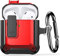 Lopnord Funda para Airpods 2/1 con Cerradura, Compatible con Apple Airpods 2ª generación Case con Llavero, Funda a Prueba de Golpes Funda para AirPods 1ª para Hombres y Mujeres [LED Frontal Visible]
