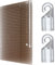 2 ganci per asta veneziana, accessori per tende verticali, pezzi di ricambio bianchi per bacchetta/asta (taglia M)