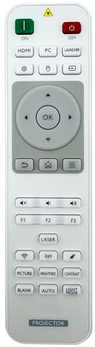 Kindsion Kompatible Fernbedienung 5J.JLR06.001, RCI023 für BenQ EH600, EW600, EW800ST, EX600, EX800ST Projektoren