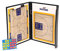 Ruiqas Basketball Coach Taktische Tafel mit Full Half Court Magnetisches Taktikbrett mit Markerstücken, Stift