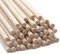 Wooden Dowel Rods Wood Dowels, 50PCS 6X 300mm Round Wooden Craft Sticks, Wooden Lollipops and Tiered Cake Dowel Rod, Small Unfinished Hardwood Sticks for DIYers Crafting, Photo Booth Props