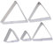 Milisten 10pcs Triangle Fruit Cake Korean Stone Pot Sandwich Cutters Shape Triangle Cookie Cutters Fondant Biscuit Scone Cutters Metal Id Tags Candy Child Mini Round