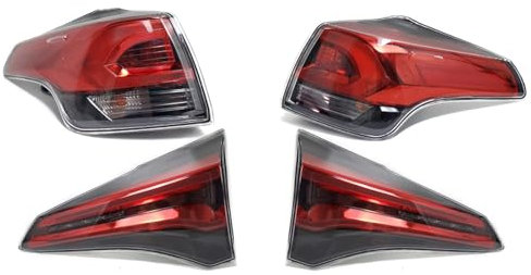 PARIE Auto Rücklicht für Toyota RAV4 2016 2017 2018, Wasserdichte Multifunktion Rückleuchten Links Rechts Ersatz Zubehör