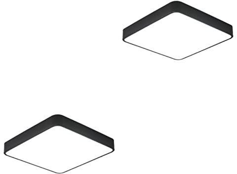 HOMSFOU 2st Unterputz-deckenleuchte Bürodeckenleuchten Deckenleuchte Im Modernen Stil Leuchten Für Den Außenbereich Balkon Deckenleuchte Deckenlampe Deckenleuchte Fürs Büro Pvc