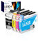Vintella LC424 Patronen Value Pack Kompatibel für Druckerpatronen Brother LC-424 LC-424VAL Multipack für Brother DCP-J1200W DCP-J1200WE (1 Schwarz, 1 Cyan, 1 Magenta, 1 Gelb, 4 Pack)