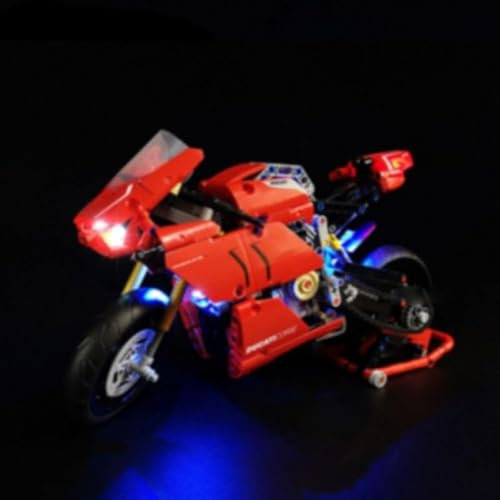 Ttrzlrb Led Beleuchtung Set für 42107 Motorrad Bausteine Modell-Ohne Modell Set (Grund Version) Motorrad Modell Dekorative Lichter