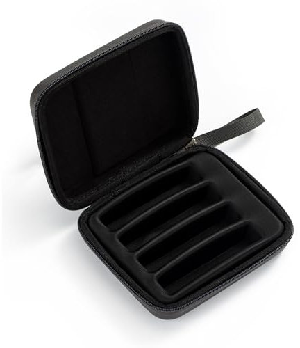 JDR Mundharmonika-Tragetasche mit Schultergurt, Display-Hüllen mit Reißverschluss, für 4 Personen, einschließlich Trochilus und Blues Armonicas