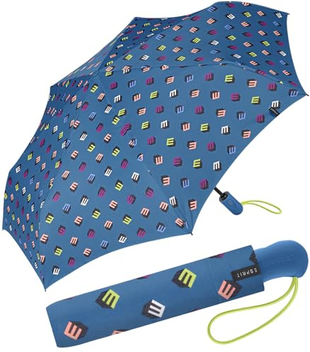 ESPRIT Taschenschirm Easymatic Light Auf-Zu Automatik Rainbow Dawn