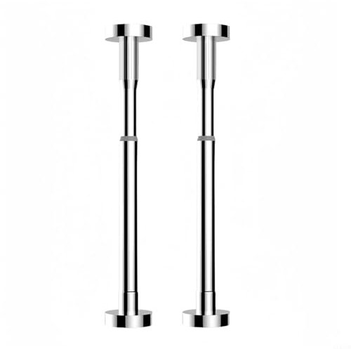 Soporte de fregadero de cocina de acero inoxidable, patas de soporte ajustables en la parte inferior, soporte de fregadero para fregaderos individuales de doble tazón (50-80 cm, plateado)