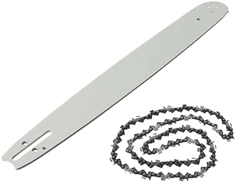 Chainsaw Chain and Chainsaw Bar, 18 Replacement Chainsaw Bar & Chain Combo Replacement Chain Saw Parts Kit, Bar And Chain Oil For Chainsaw