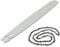 Chainsaw Chain and Chainsaw Bar, 18 Replacement Chainsaw Bar & Chain Combo Replacement Chain Saw Parts Kit, Bar And Chain Oil For Chainsaw