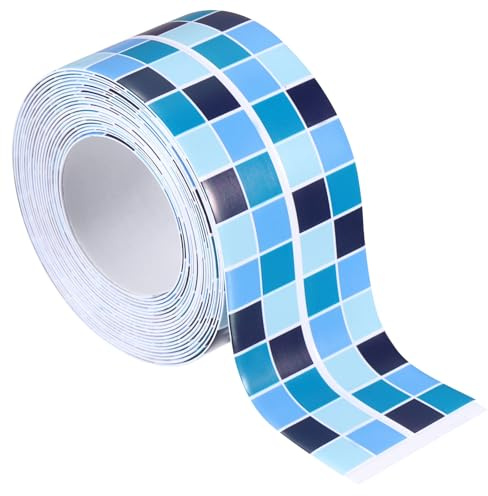 PATIKIL Nastro Sigillante 1.5 x10.5 Ft, Nastro Adesivo Autoadesivo Impermeabile Per Sigillante Striscia Di Sigillatura Per Cucina Bagno Lavello Piano Di Lavoro, Blu Scuro