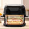 Air Fryer 6L, Clear Glass Frying Basket, 1500W Power, Digital Touchscreen, 8 Cooking Options, 90% Less Fat, Dishwasher-Safe, Healthy Oil Free & Low Fat Cooking, Black