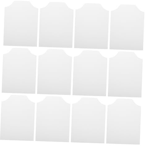 Amosfun 100stücke Weiße Kartonbögen Für Verpackung Bastelkarton Kartoneinlagen Schwerkartonbögen Hemdenform-einlagenbogen Aus Robustem Kartonmaterial