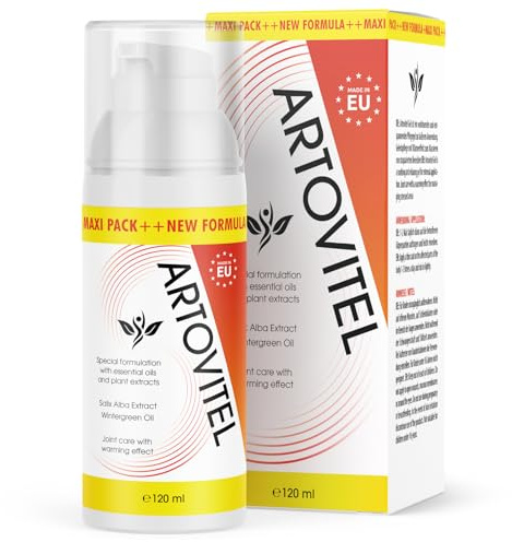 Artovitel Gel | Für Gelenks - und Muskelschmerzen | Hochwertige Inhaltsstoffe | Inhalt 120ml