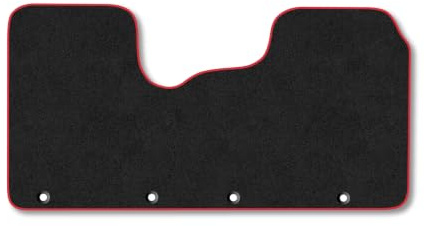 Nissan Primastar (2022+) Carpet Car Mats | Red Edge Trim Tailored Fit Floor Mats Full Coverage Protection Accessories Easy Clean Anti Slip Made in the UK