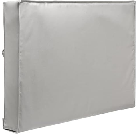 TUOKLNC Funda protectora universal para TV de 22 a 65 pulgadas, impermeable, resistente al polvo, para televisor LCD de 22 a 65 pulgadas, protector de pantalla para patio, jardín, todas las estaciones