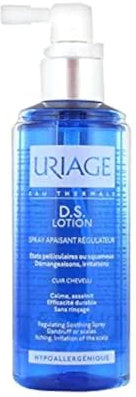 Uriage DS Hair Lotion Antipelliculaire Régulatrice - Piroctone Olamine, Huile de Cade - Élimine les Pellicules, Apaise les Démangeaisons - Pellicules Sévères, Cuir Chevelu Irrité - Sans Parfum - 100ml