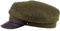 Sterkowski Maciejowka Model 4 Seemannsmütze | Wolle Schirmmütze für Herren und Frauen | Elbsegler Mütze | Chauffeur Schiebermütze 57 cm Khaki/Braun